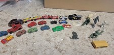 LOT OF VINTAGE TOYS 1940'S-1970'S JAPANESE CARS TOY SOLDIERS POOR CONDITION