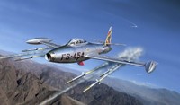 F-84G Thunderjet Fighter Kunststoff Kit 1:72 Modell Italeri