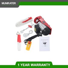 PA400 880lbs Mini Electric Hoist 328ft/100m Wired Remote Control 110V 980W