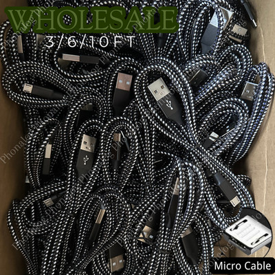 Micro USB to USB A Cable Android Charger Braided Cord For Samsung Google LG LOT