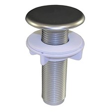 89478 Rust Resistant Sink Hole Cover, 1-3/4" Brushed Nickel