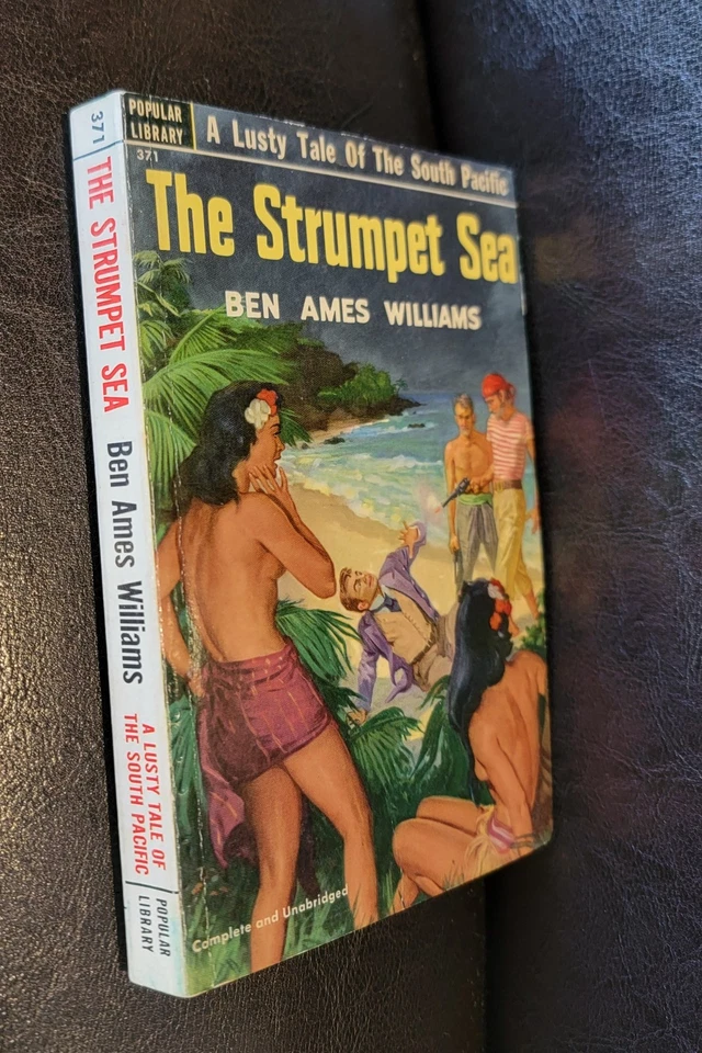 The Strumpet Sea Ben Ames Williams Popular Library 371  1951 GGA cover art NICE - Image 3 of 4