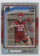 2024 Panini Donruss Rated Rookie Optic Preview Holo Prizm Jared Wiley #387 1dm4