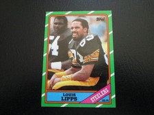 LOUIS LIPPS 1986 TOPPS FOOTBALL CARD # 284 NMMT+