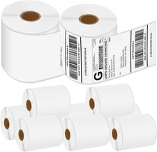 10 Rolls Continuous Shipping Address Label for Brother RDS01U2 RD-S01U2 4"x145"