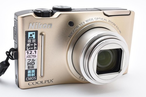 [NEAR MINT] Nikon COOLPIX S8100 Gold – Works LCD Corner Black Strap JP 2574881 - Picture 5 of 16