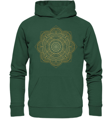 Organic Basic Hoodie | Golden mandala
