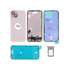 Original Cache Batterie Grade A Rose Pulled Reconditionné pour iPhone 15