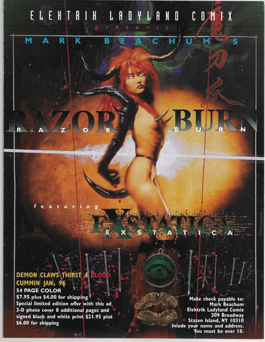 Penthouse Mens Adventure Comix #6 Mature Content Dillon Giffen Leach 1996 - Picture 2 of 2