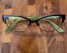 Juicy Couture Women's Eyeglasses Frames. Black  Green. Cat Eye. JU137