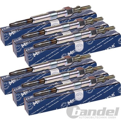 6x MEYLE GLÜHKERZE passend für BMW 3er E46 330d 5 E39 525/530d 7 E38 730d X5 E53
