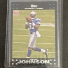 Topps 2007 Calvin Johnson Detroit Lions Rookie Card #320 Football NFL. rookie card picture