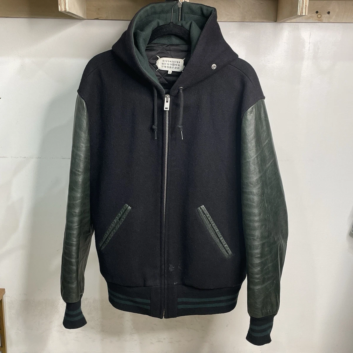 ジャケット・アウター 2019aw Maison Margiela Leather Hoodie Maison Margiela Black Leather Outer Shell Coats, Jackets & Vests