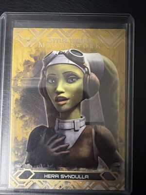 2017 Topps Star Wars Masterwork GOLD parallel card HERA SYNDULLA #11 /25