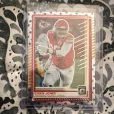 Panini 2024 Donruss Optic Chris Jones Stars Prizm #99 Kansas City Chiefs NFL