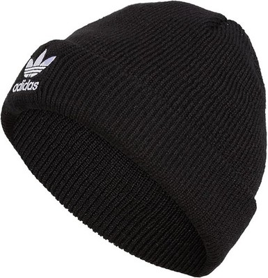 adidas Originals Unisex Kid's Trefoil Beanie | Black/White 3 | One Size