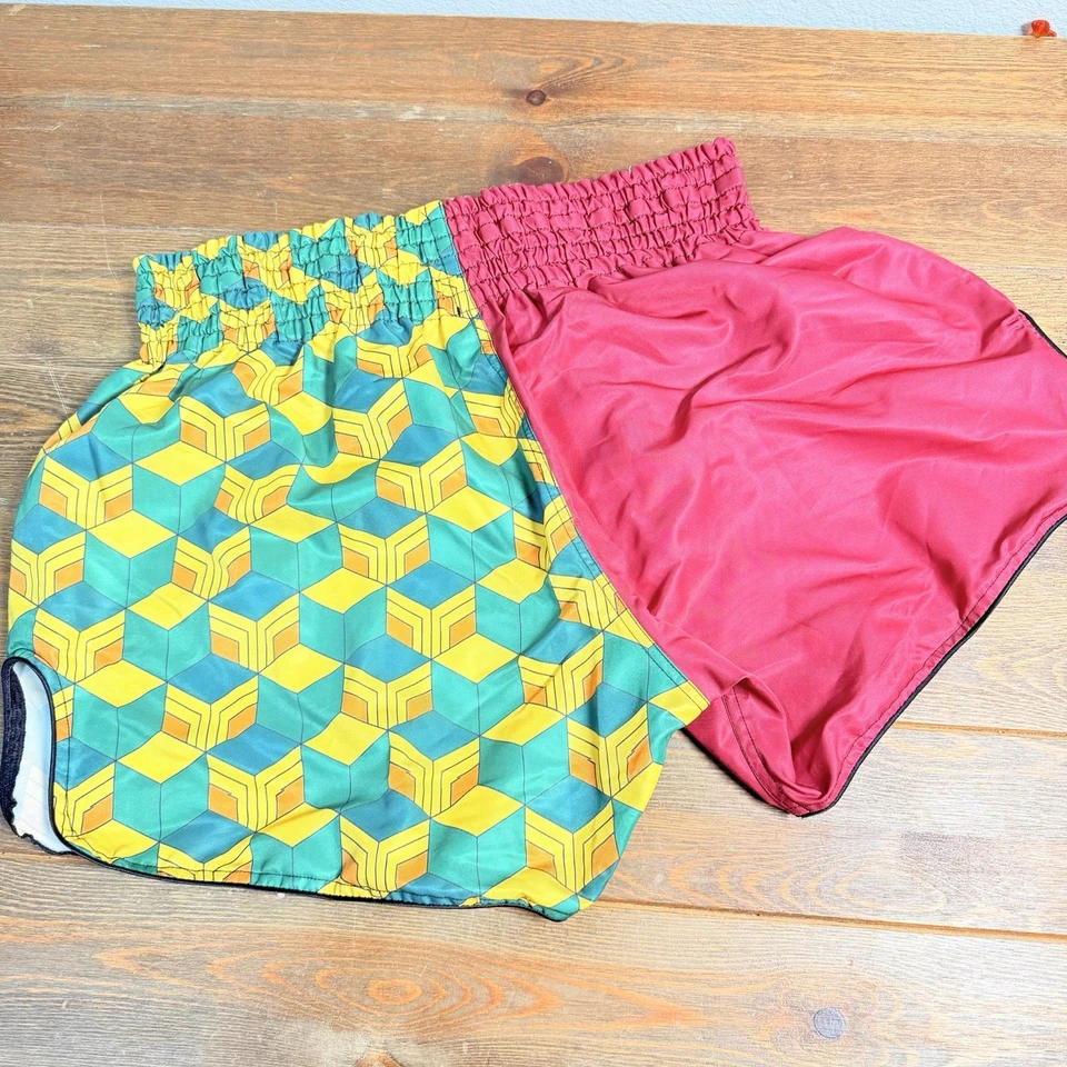 Grizz Thai Boxing Shorts Multi Color Sz 2XL - Image 3 of 4