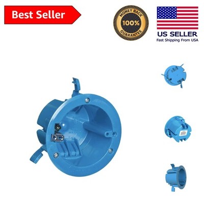 Compact 4-1/4'' Round Box, 18 Cubic Inches, for Easy Screw-In Installation