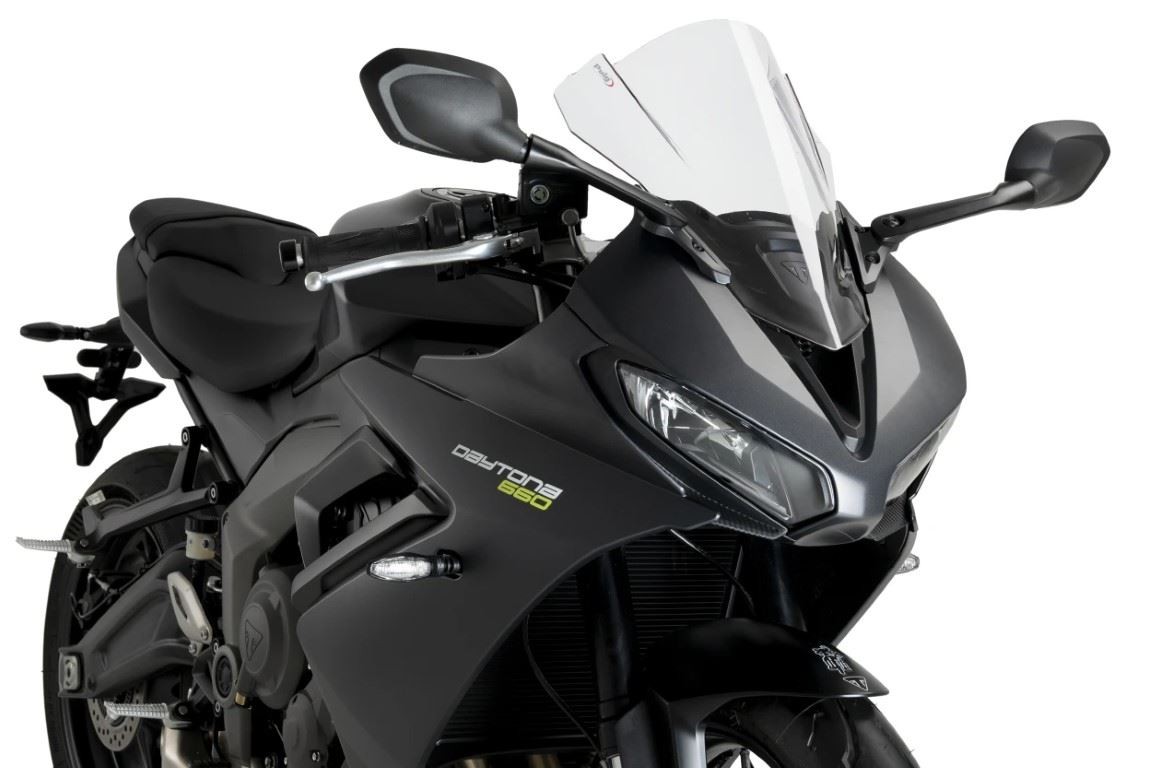Puig Clear R-Racer Screen For Triumph Daytona 600 2024-2025