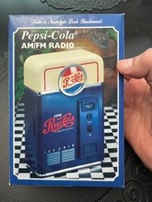 New in Box Pepsi Cola Vending Machine AM/FM Portable Radio -