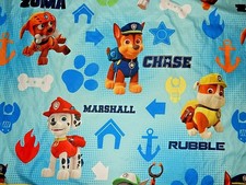 Lenzuolo letto doppio piatto in microfibra 9F PAW PATROL {tessuto}