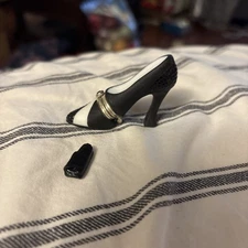 PHB Porcelain Hinged Trinket Box Woman’s Shoe With Gloves