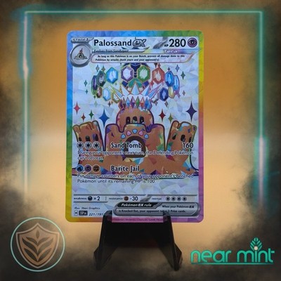 Pokémon TCG Palossand EX Surging Sparks Ultra Rare Full Art 221/191 - NM