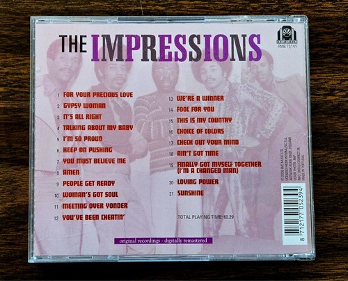 The Impressions - People Get Ready: 21 Greatest Hits (CD, 2008) - Picture 2 of 4