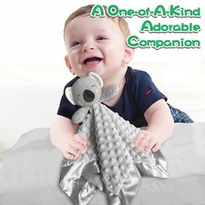 Baby Security Blanket Lovey Soft Plush Koala Snuggle Toy Unisex 16 in