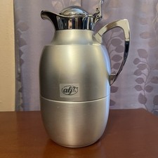 Retro Alfi Insulated Jug (1.0 L) Chrome Coffee Pot Thermos Pot Minister Pot Top