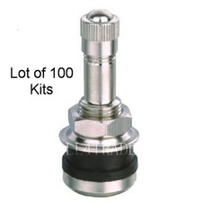Lot 100 Kits Tr416 Tire Valve Stems.453 .625 Rim Valve Holes Long 1 12