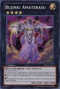 Bujinki Amaterasu - PRIO-EN052 - Secret Rare - 1st Edition x3 - Lightly Played