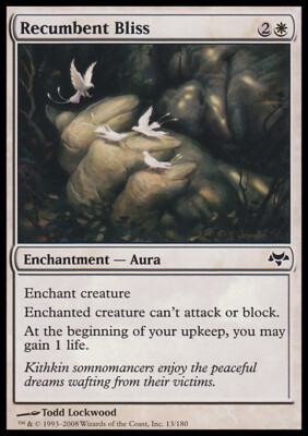 MTG Magic the Gathering Recumbent Bliss (13/187) Eventide MP