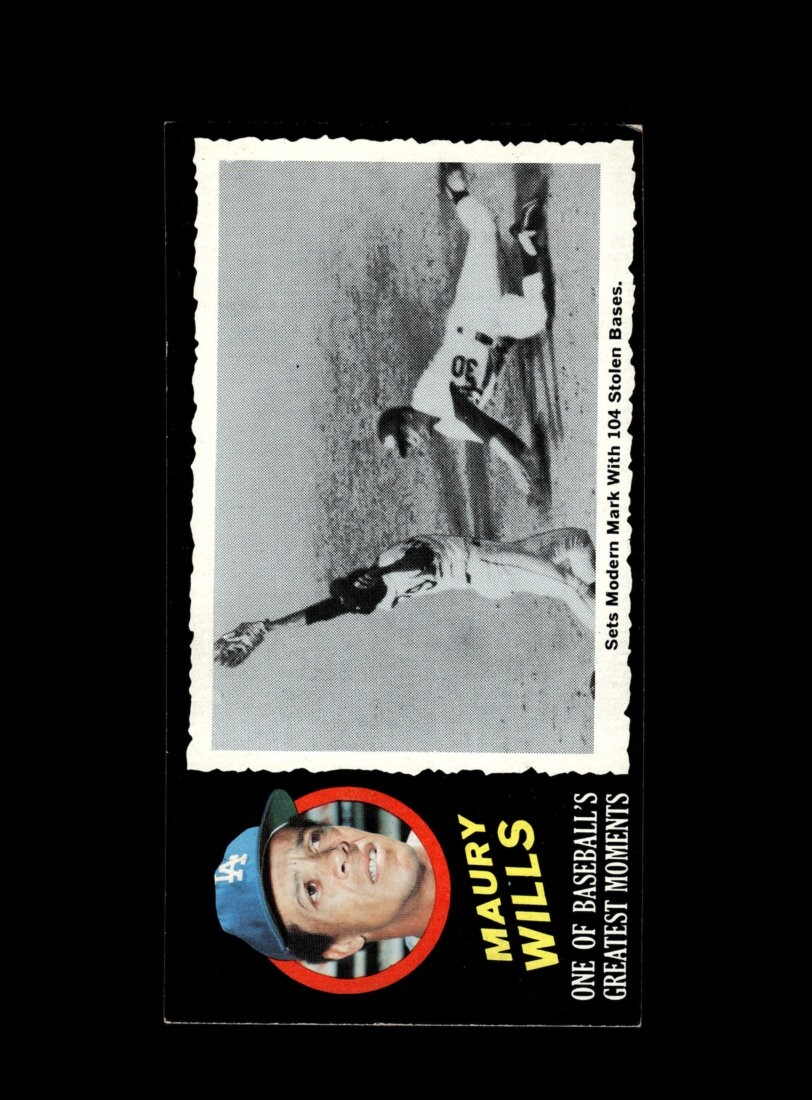 1971 Topps Greatest Moments Set-Break # 29 Maury Wills EX-EXMINT *GMCARDS*