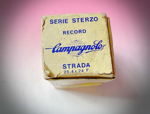 Campagnolo 1" Headset FILETTO ITALIA SERIE STERZO STRADA RECORD ACCIAIO NUOVA - Picture 8 of 9