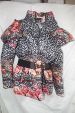 Baby Cat Vintage Fine Modern Urban Women Puffer Jacket M