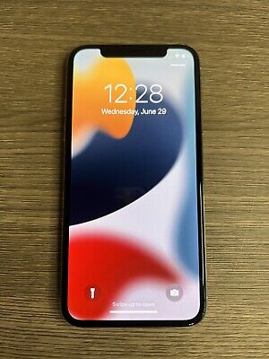 Apple iPhone X - 64GB - Silver (Unlocked) A1865 (CDMA + GSM