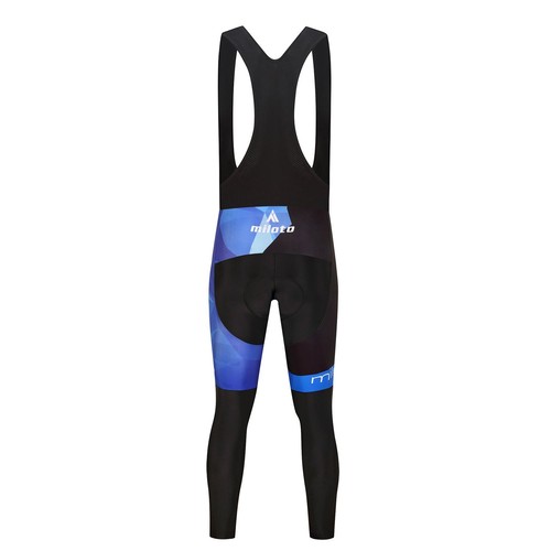 Miloto Men's Thermal Cycling Bib Tights Gel Padded Fleece Winter Cycling Bibs - Picture 20 of 34
