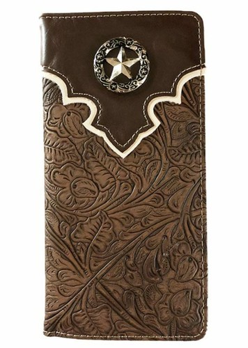 Premium Genuine Leather Texas Longhorn Cowhide Men's Bifold Wallet In 2 Colors - Foto 5