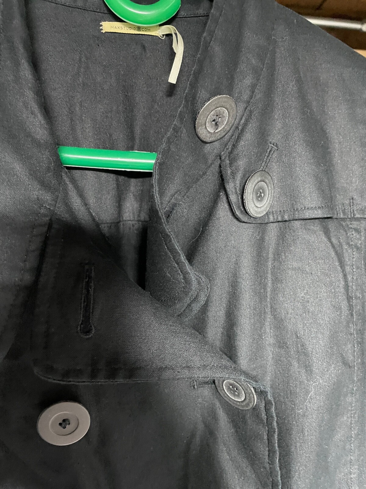 Women's Large Max Studio Double Breasted Moto Jac… - image 9