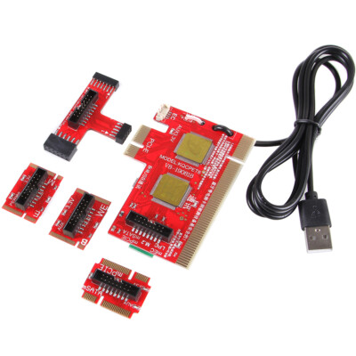  Diagnostic Analyzer Card Tester PCI/PCIE/MiniPCIE/LPC Motherboard f Notebook PC