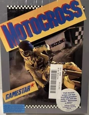 New Motocross Original Dynamix Gamestar PC Big Box Game 89’ DOS IBM 5.25"