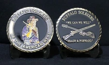 BUFFALO SOLDIERS COLLECTIBLE CHALLENGE COIN COINS NEW