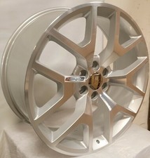 1-24 Gmc Sierra Oe Style Wheels Silver Rims Denali Yukon Silverado Tahoe Ltz