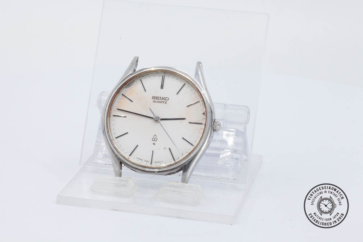 VINTAGE SEIKO QUARTZ 7830-8030 FOR PARTS OR REPAIR WATCH