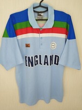 Sz L adult England ICC cricket jersey vintage shirt 1992 World Cup