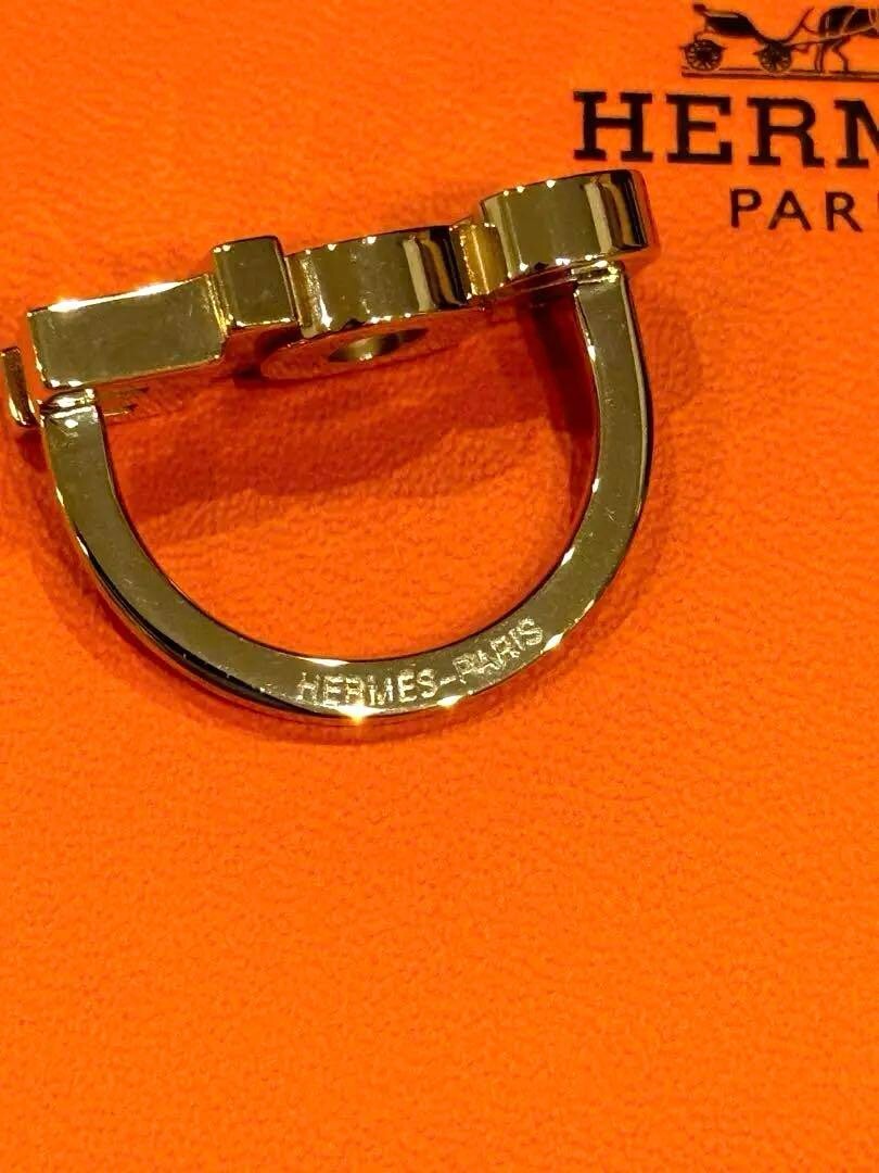 HERMES スカーフリングMADE IN FRANCE HERMES Scarf RIng 90 H Perle made in France 21 | eBay