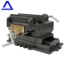 6" Cross Drill Press Vise Slide Metal Milling 2 Way Machine X-Y Clamp Heavy Duty