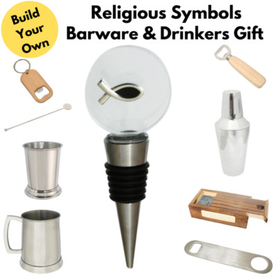 Religiöse Symbole Barzubehör & personalisierte Trinker Geschenke