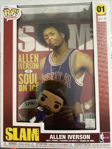 FUNKO POP! NBA COVER: SLAM- Allen Iverson Vinyl Figure